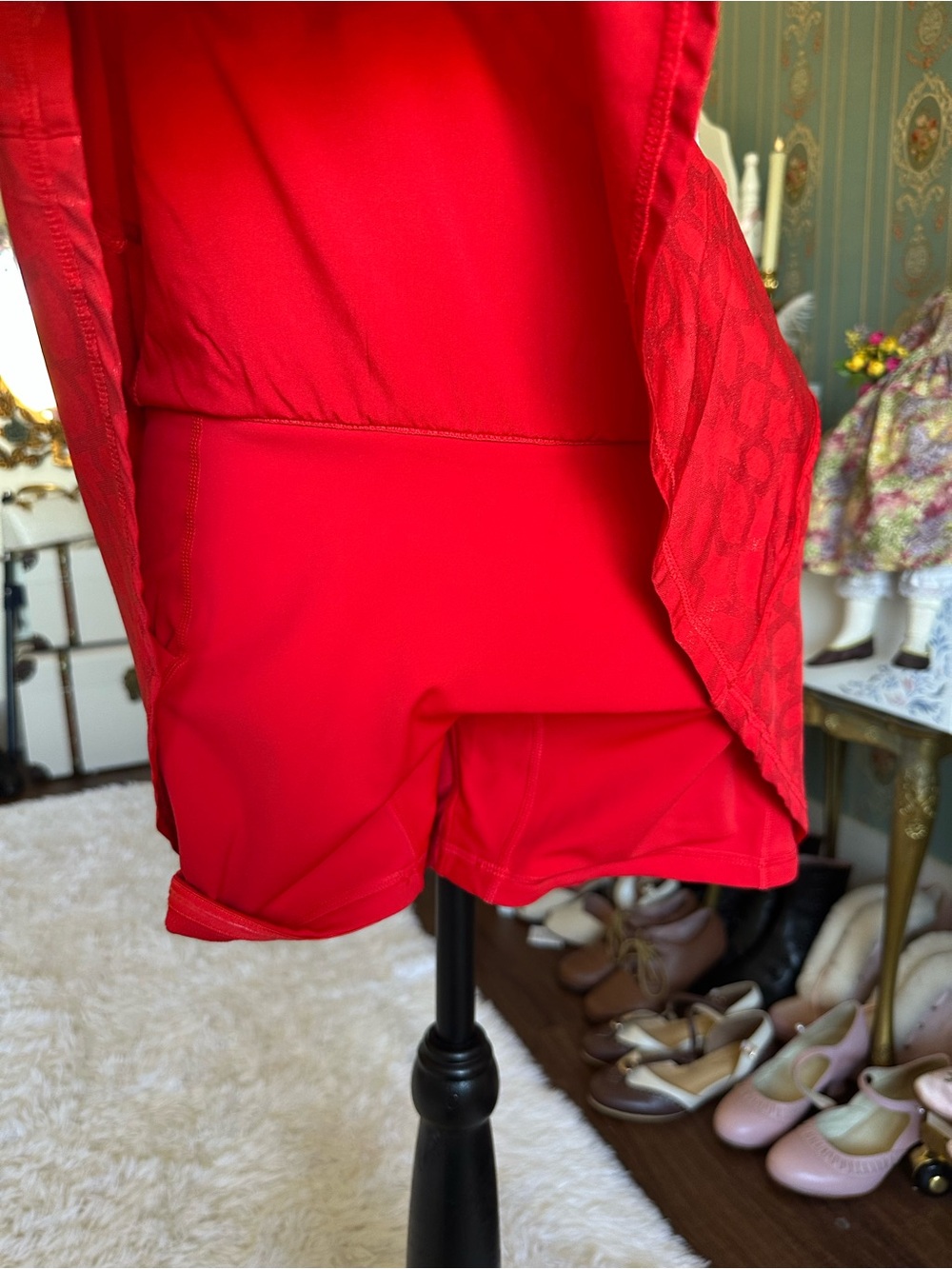 DISNEY PRINCESS Jasmine Red inspired ATHLETIC SKORT crowned athletics - Picture 5 of 10